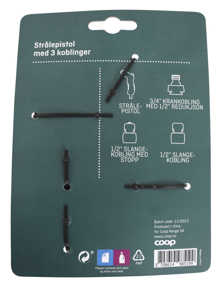 Odle strålepistol med 4 deler