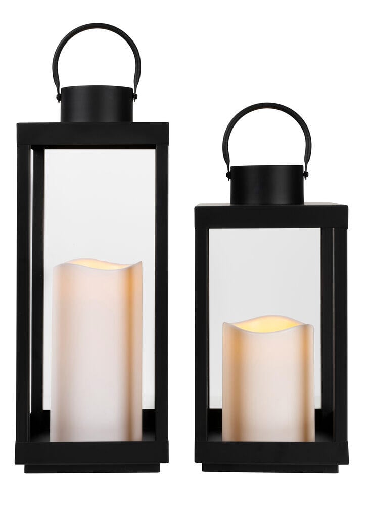 Lykt med integrert LED kubbelys