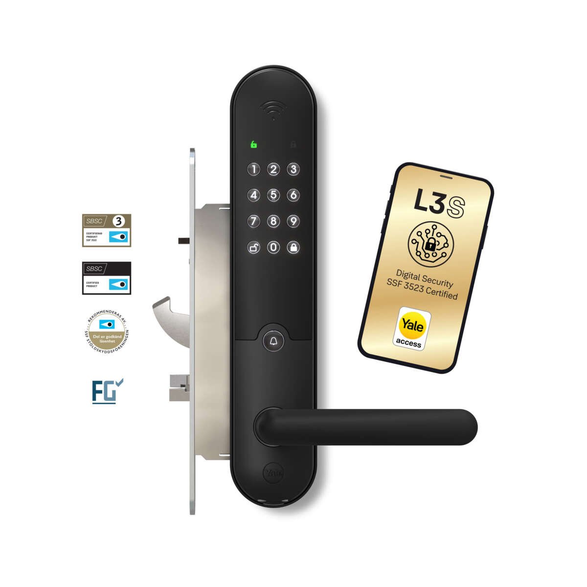 Yale Doorman L3S Retrofit dørlås