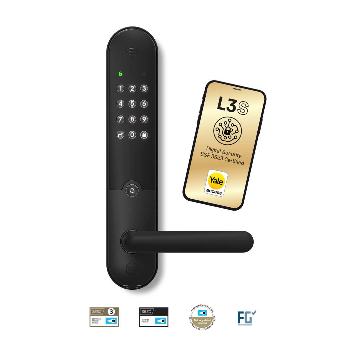 Yale Doorman L3S Retrofit dørlås
