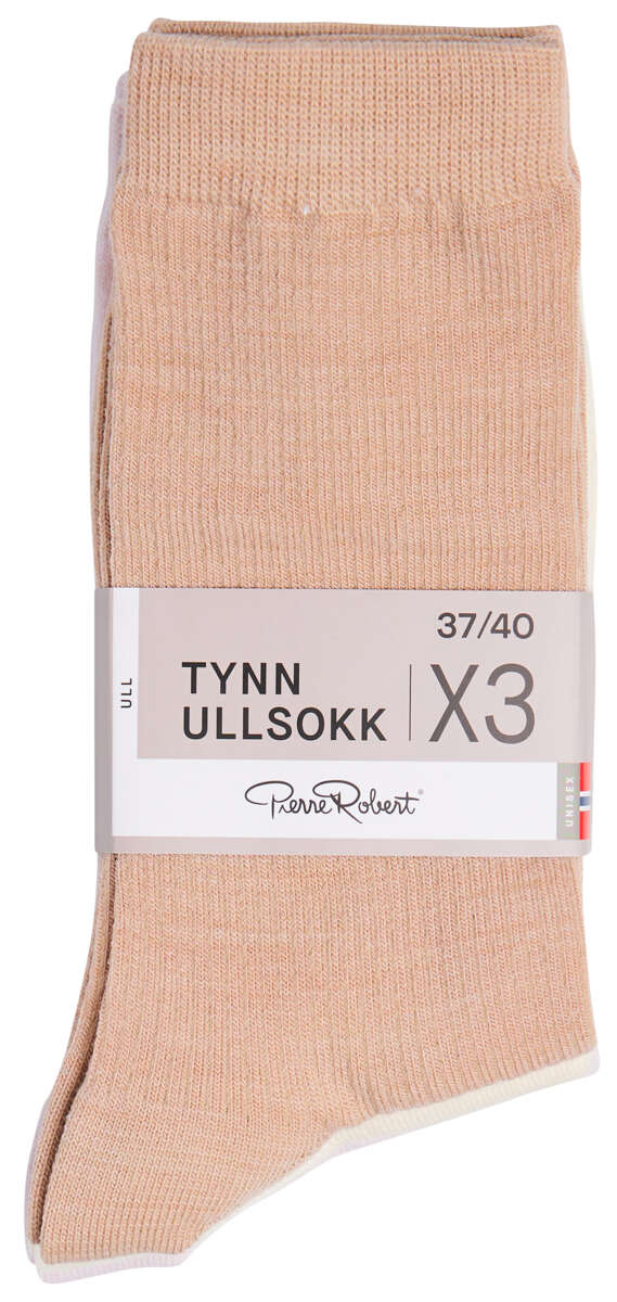 Pierre Robert tynn ullsokk 3-pk dame
