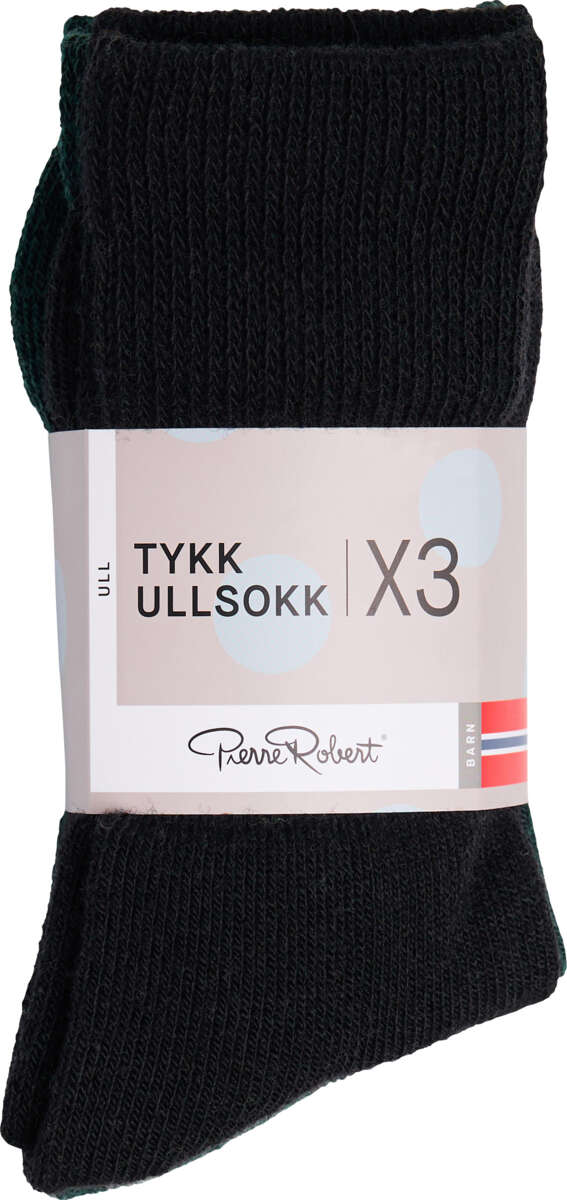 Pierre Robert tykk ullsokk 3-pk herre