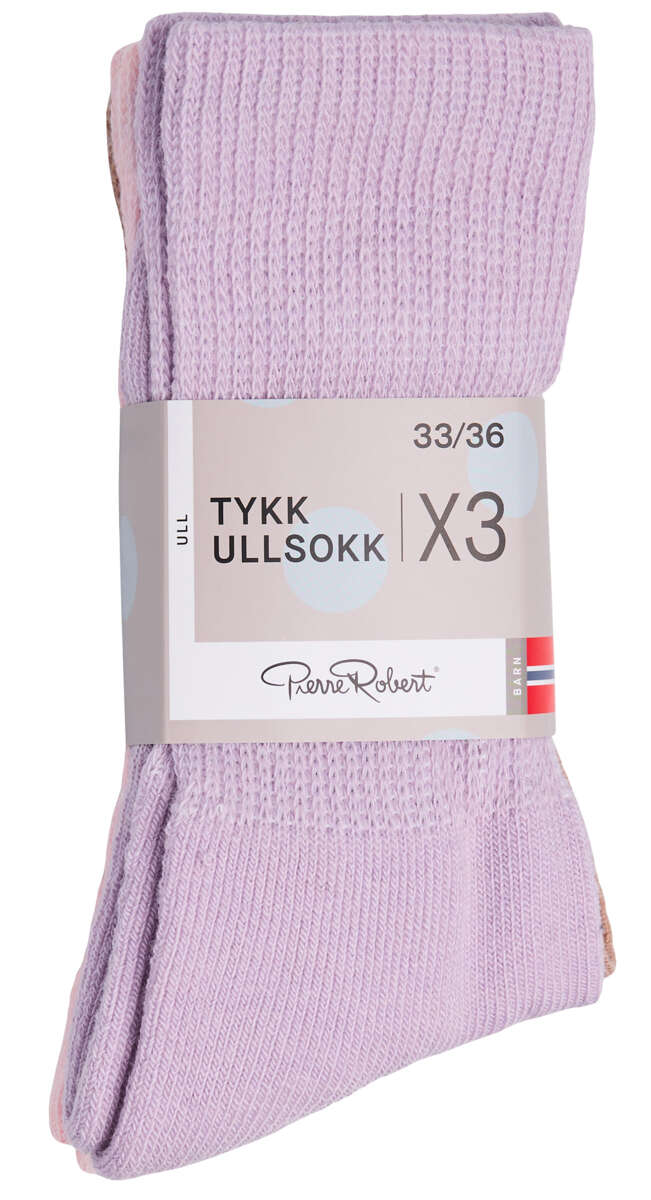 Pierre Robert tykk ullsokk 3-pk herre