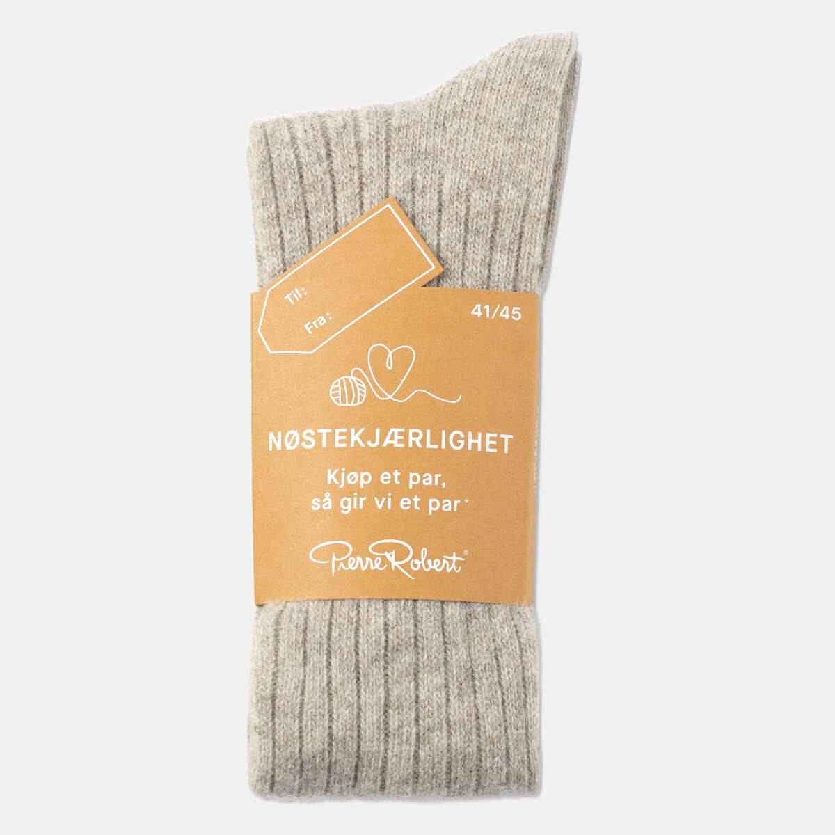 Pierre Robert Hyggesokk ullsokker unisex