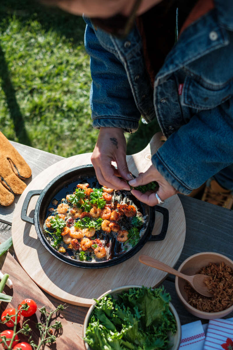 Espegard Støpejernssett til bål