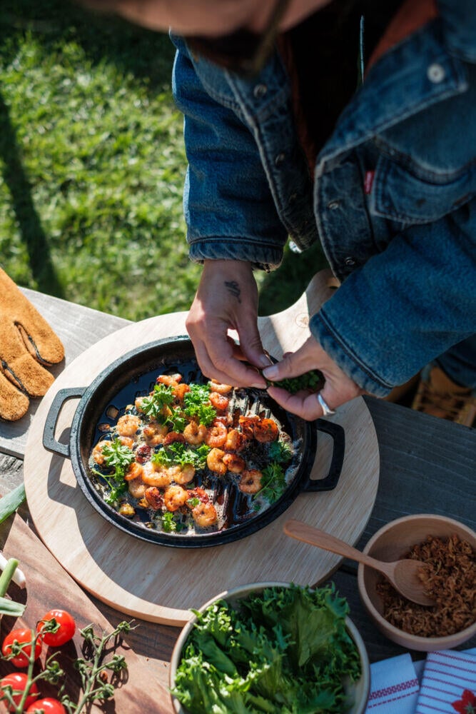 Espegard Støpejernssett til bål