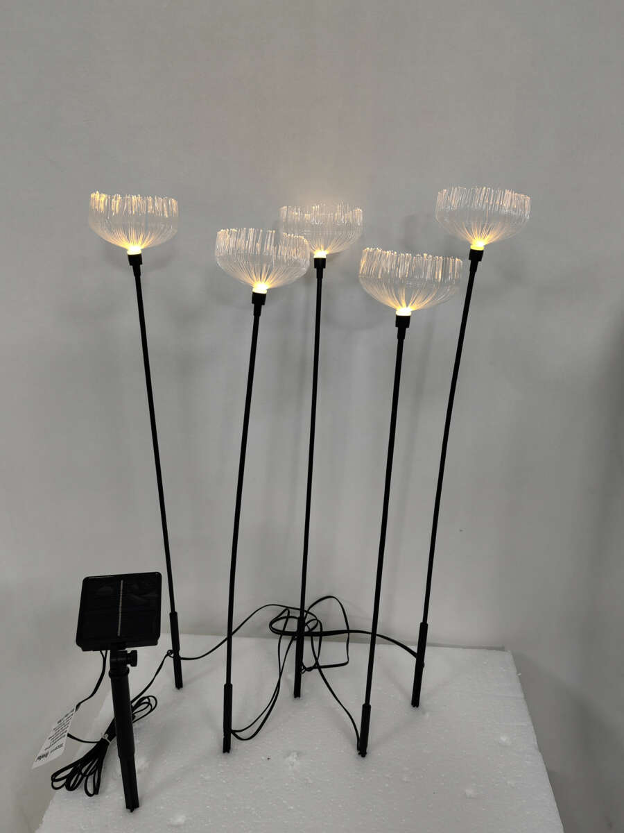 Solcelle Jellyfish LED lysspyd 5-pk