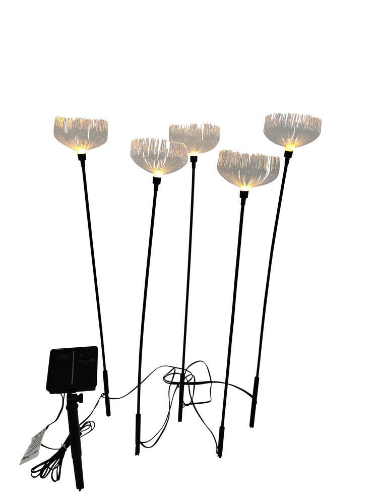 Solcelle Jellyfish LED lysspyd 5-pk