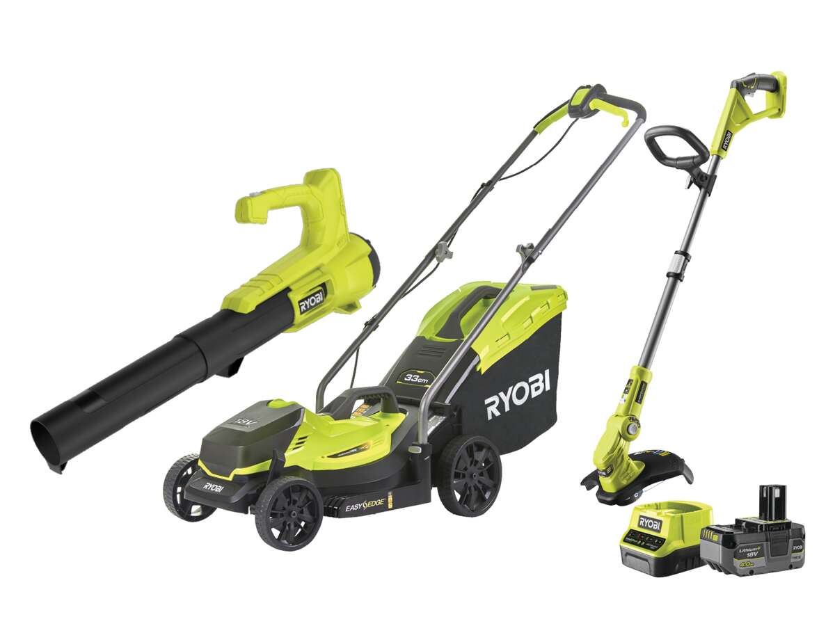 Ryobi 18V ONE+ hagekit m/batteri