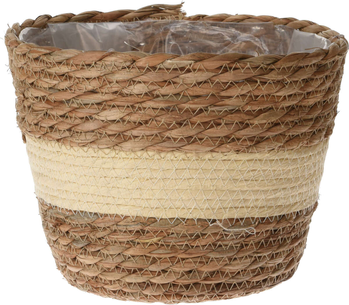 Hvaler flettet potte