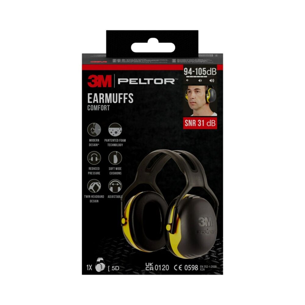 3M Peltor X2A comfort øreklokker gule
