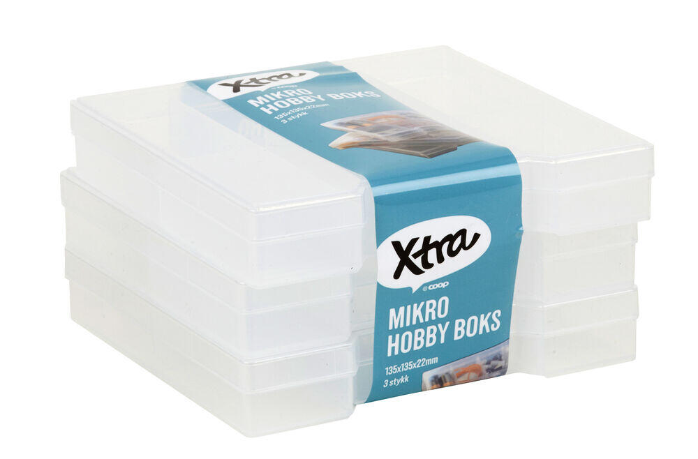 Xtra Hobby boks 3pk