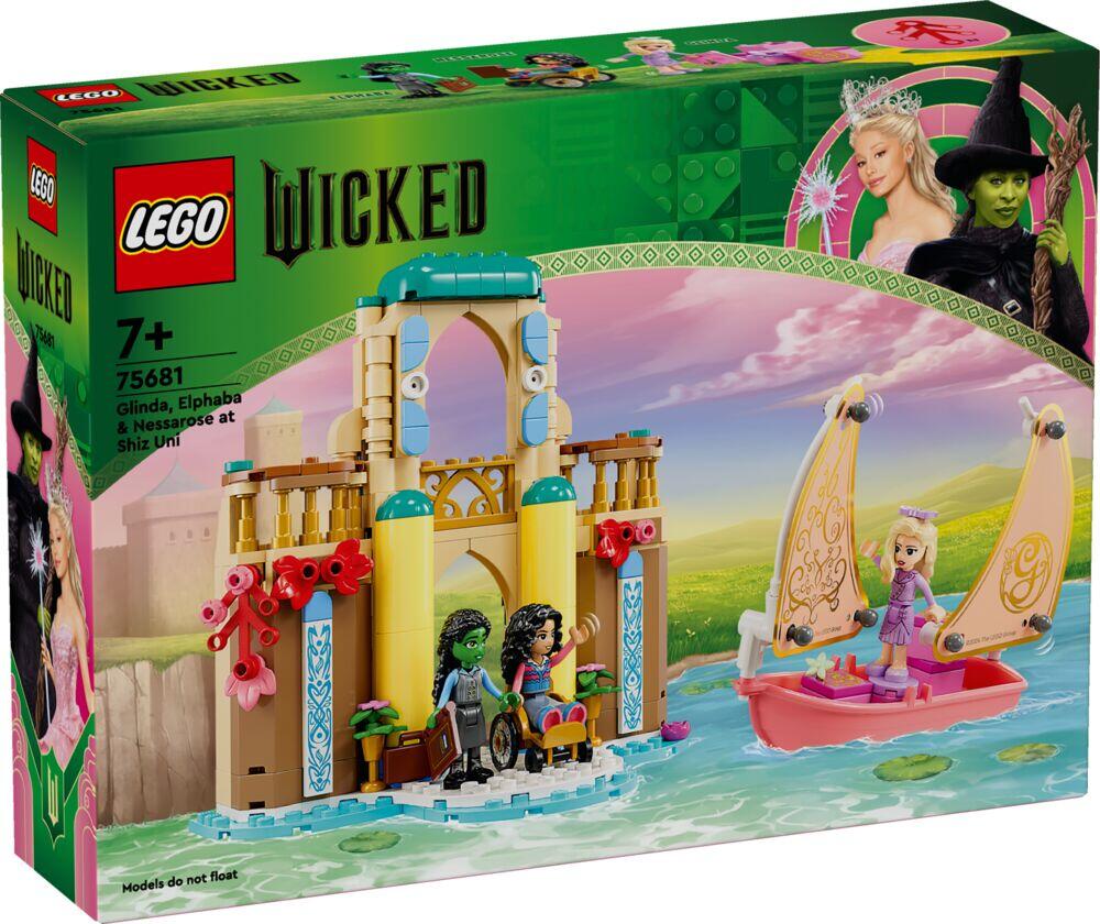 LEGO® Wicked Glinda, Elphaba og Nessarose på Shiz University 75681