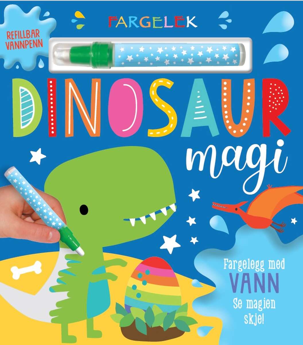 Fargelek Dinosaur magi aktivitetsbok