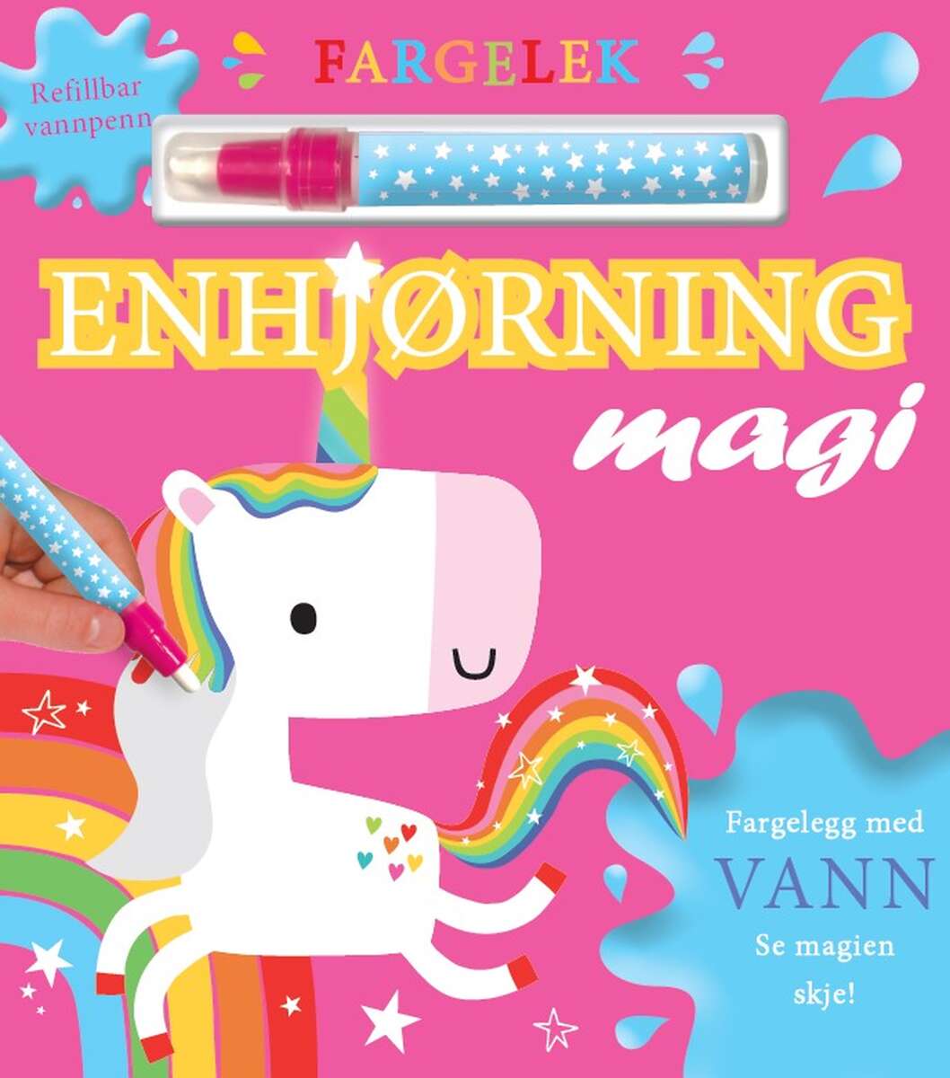 Fargelek Enhjørning magi aktivitetsbok