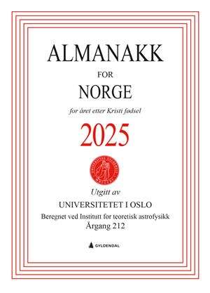 Almanakk for Norge 2025