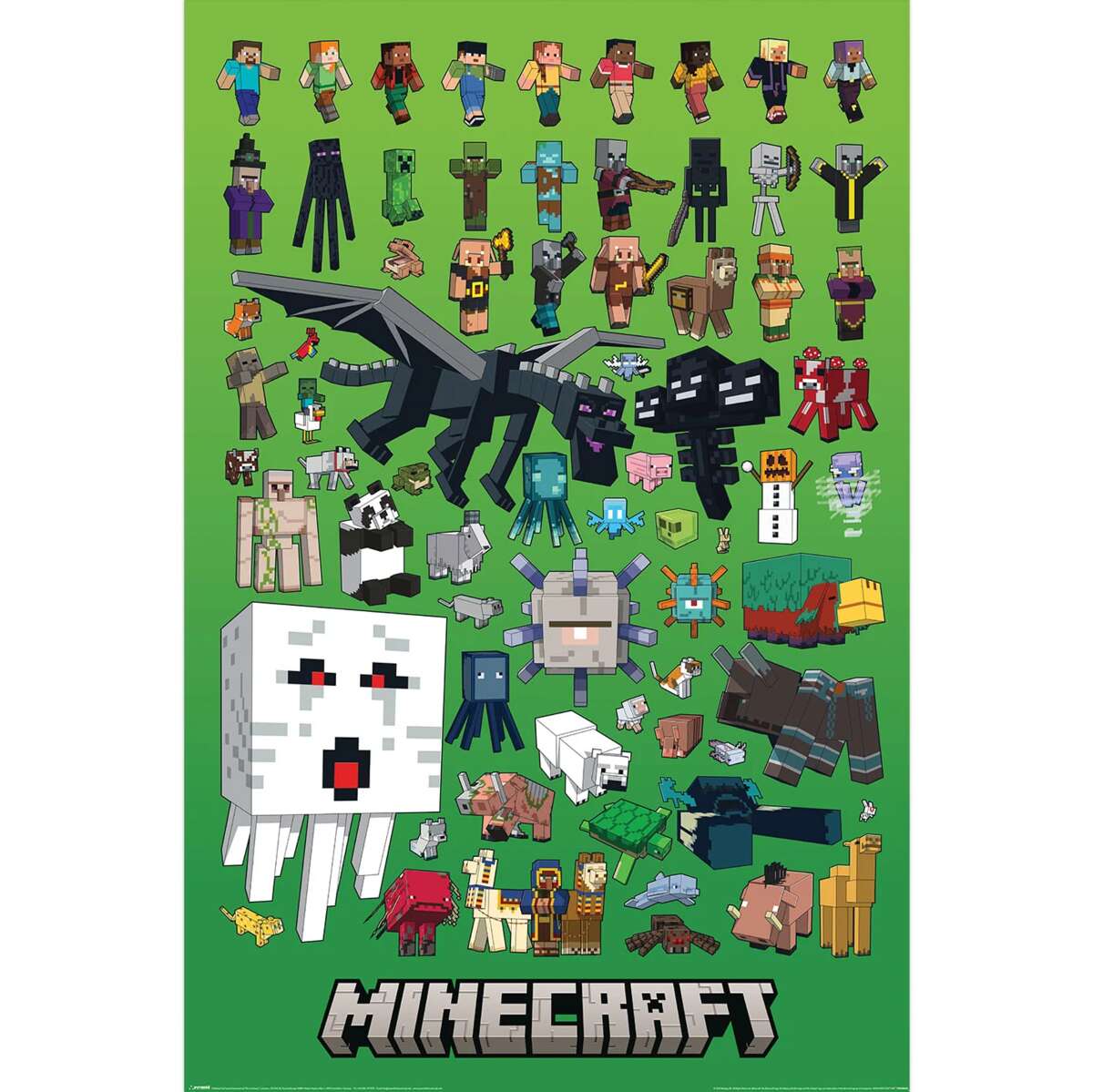 Minecraft (Character Montage) plakat
