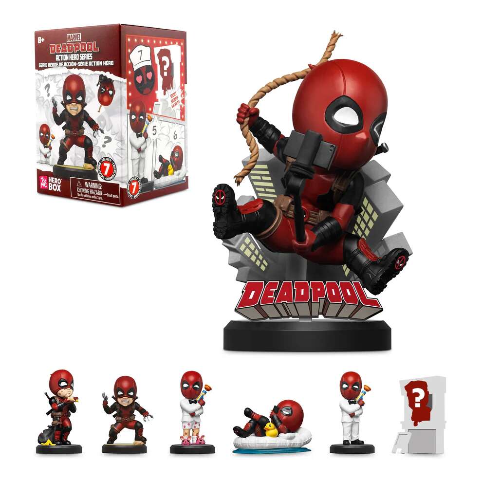 YuMe Hero Box MARVEL Deadpool Classic Series samlefigurer