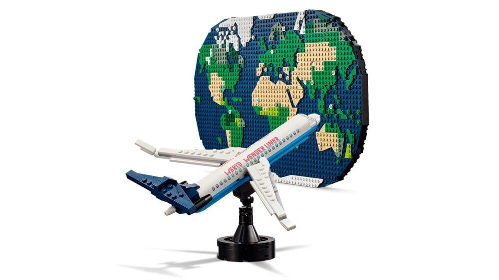 LEGO® Reiseminner. Byggesett med verdenskart 41838