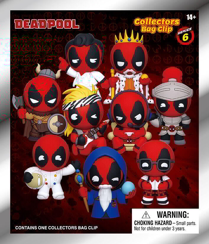 Marvel Deadpool Backpack Buddies nøkkelring