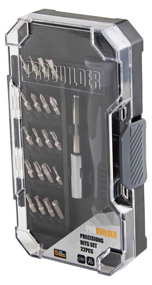 Probuilder Presicions sett med skrutrekker og 22 bits.
