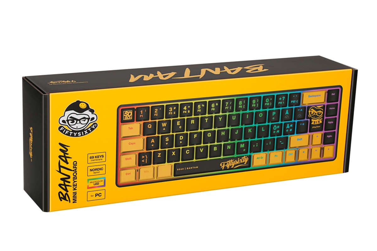 FiftySixty® 5060 BANTAM mini gamingtastatur