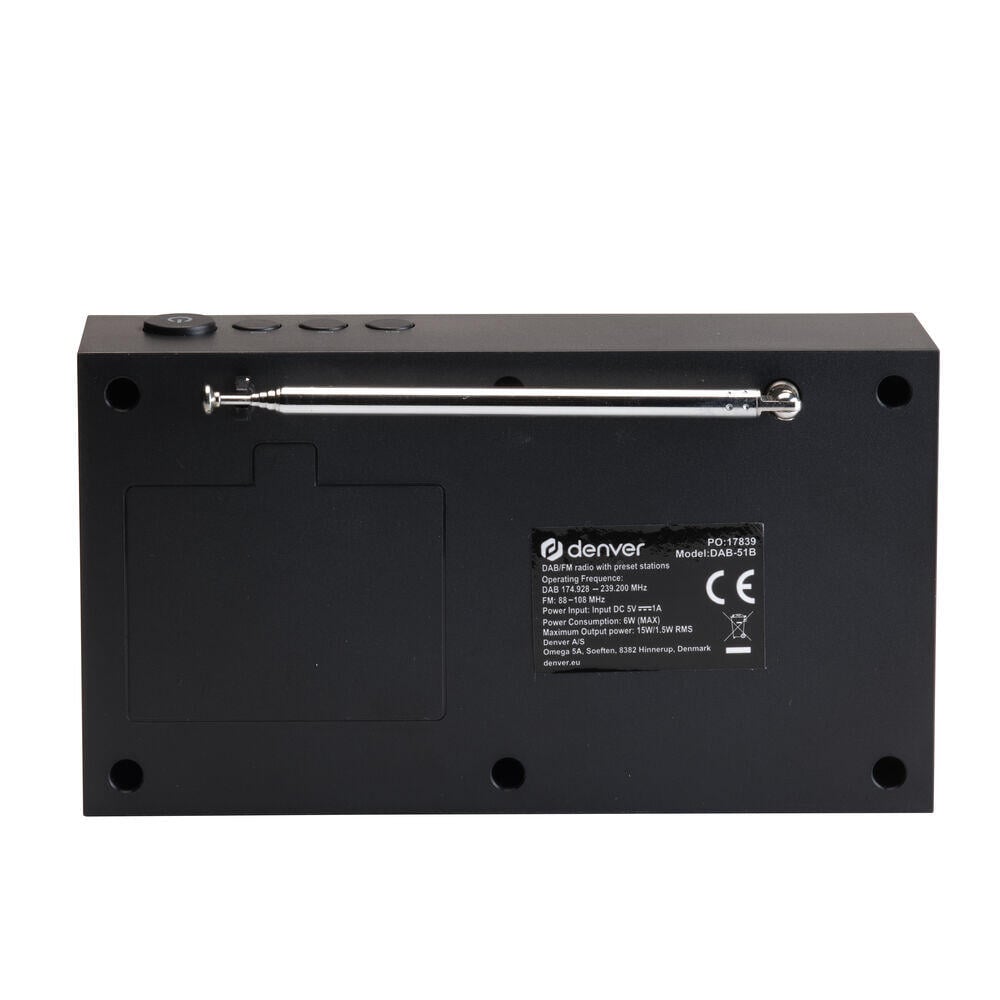 Denver DAB-51B DAB+/FM radio