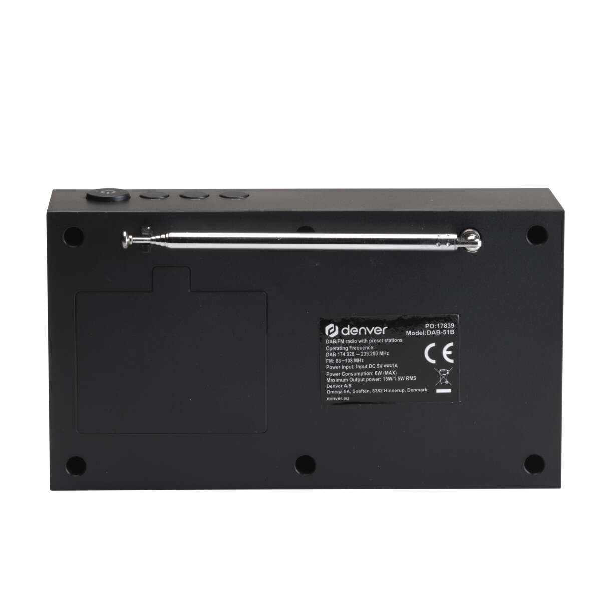 Denver DAB-51B DAB+/FM radio