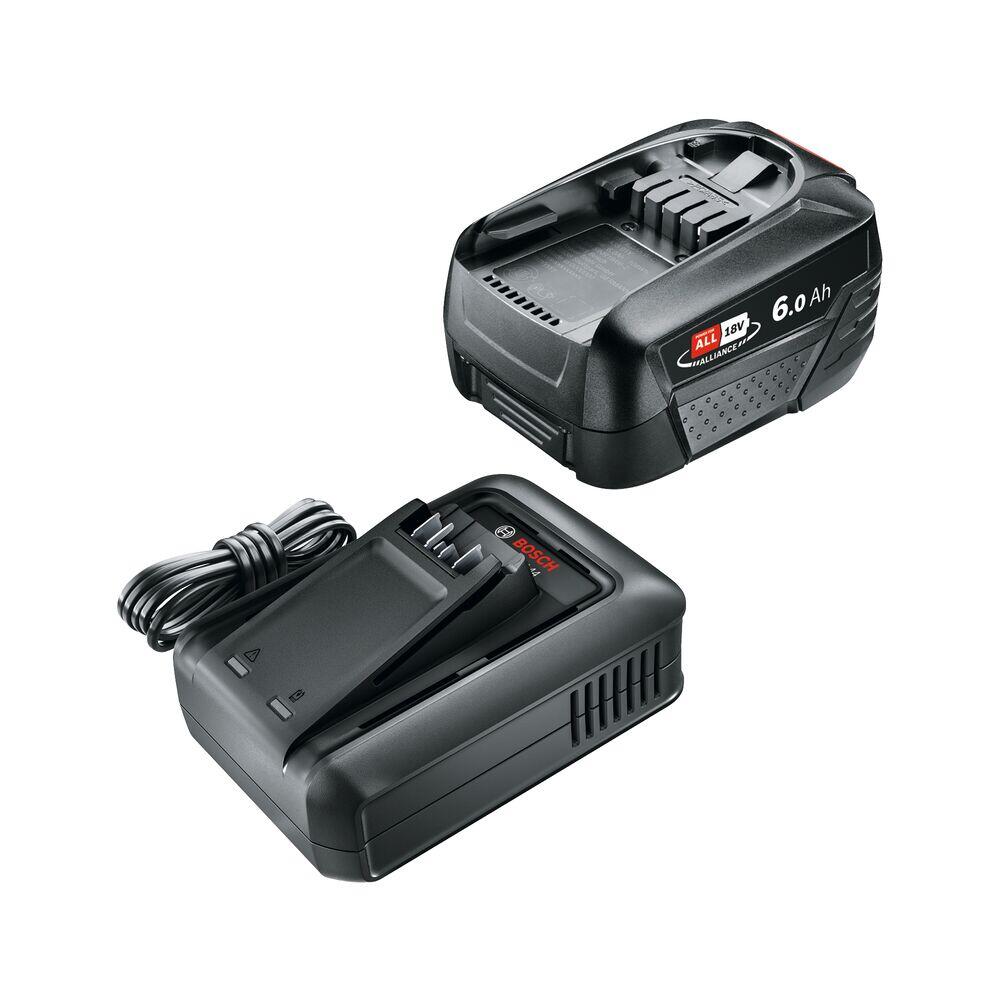 Bosch AL18V-44 lader og 6.0 Ah batteri startsett
