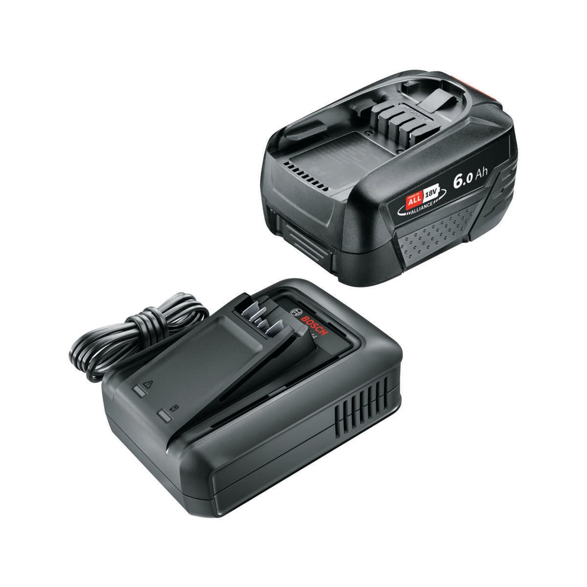 Bosch AL18V-44 lader og 6.0 Ah batteri startsett