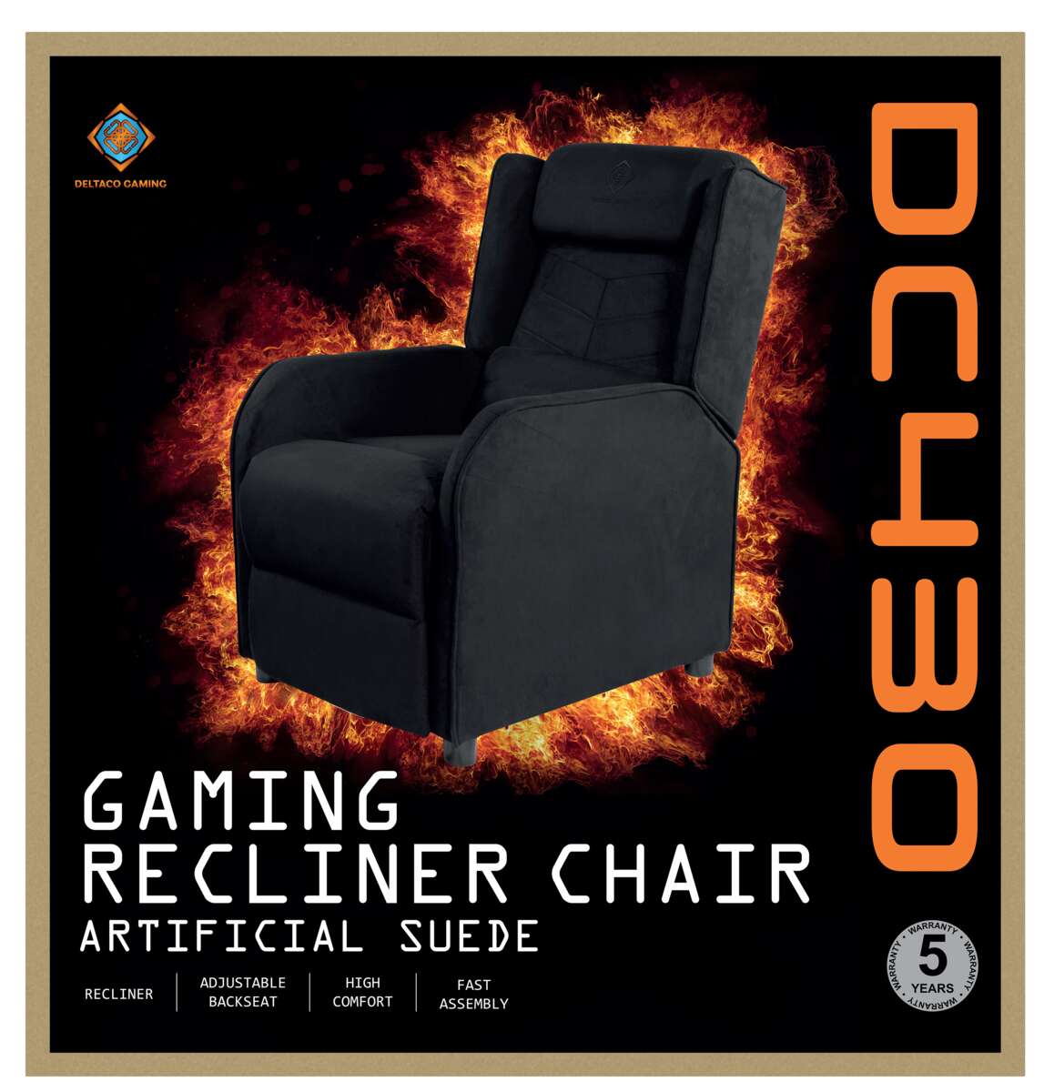 Deltaco Gaming GAM-087A-B gaminglenestol