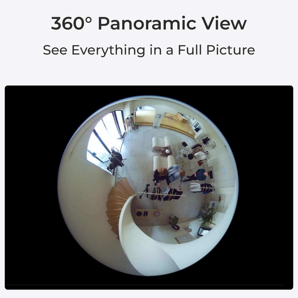 Reolink Fisheye W520 360° panorama overvåkingskamera