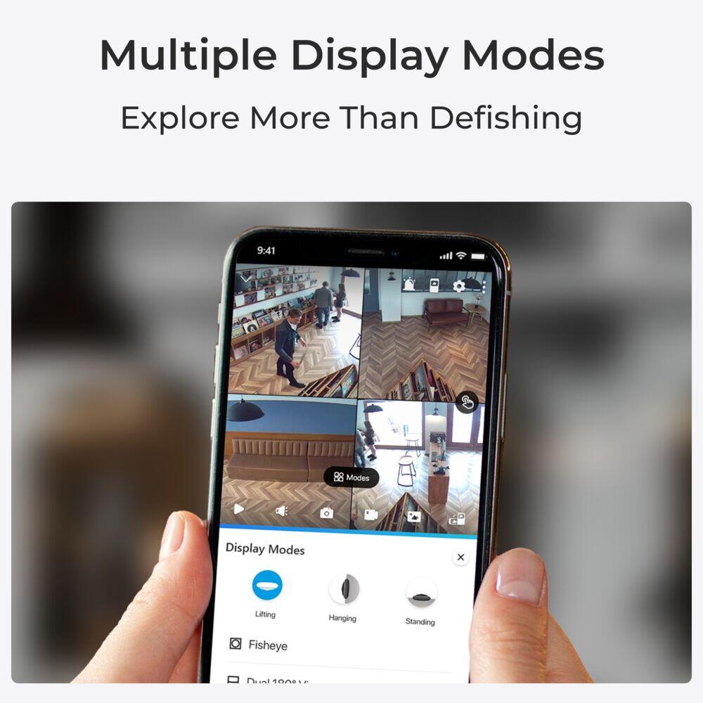 Reolink Fisheye W520 360° panorama overvåkingskamera