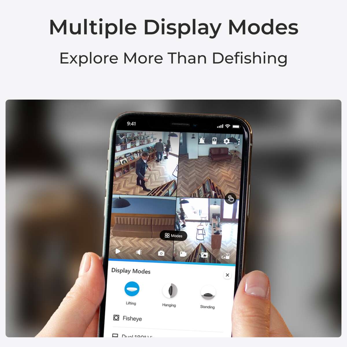 Reolink Fisheye W520 360° panorama overvåkingskamera