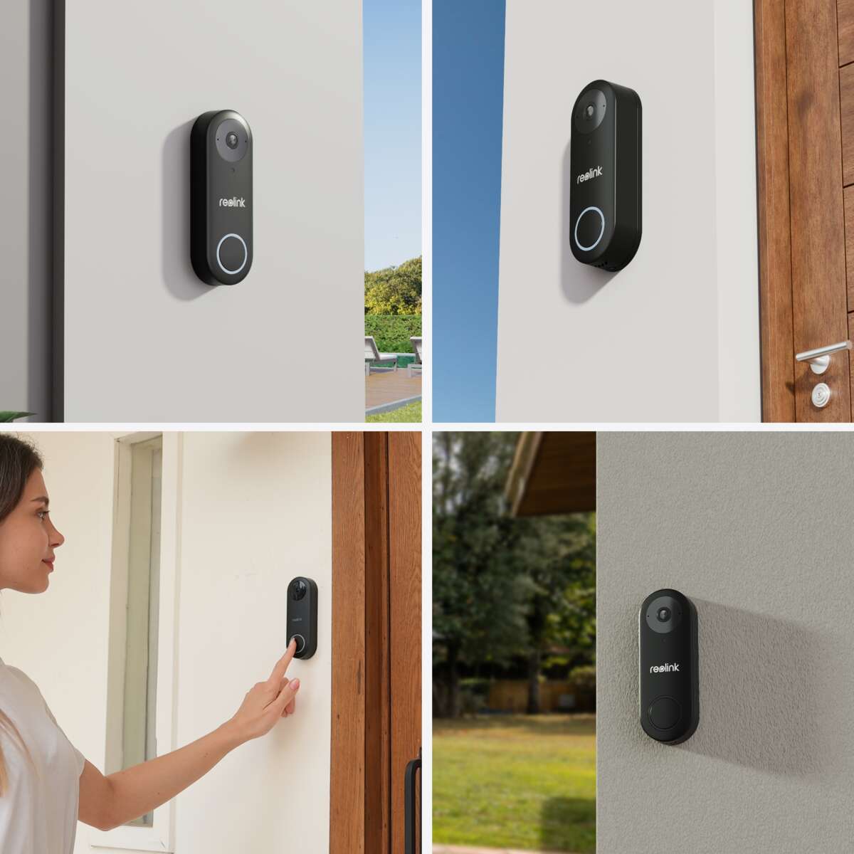 Reolink Smart 2K+ Video Doorbell WiFi-ringeklokke med 5 MP kamera