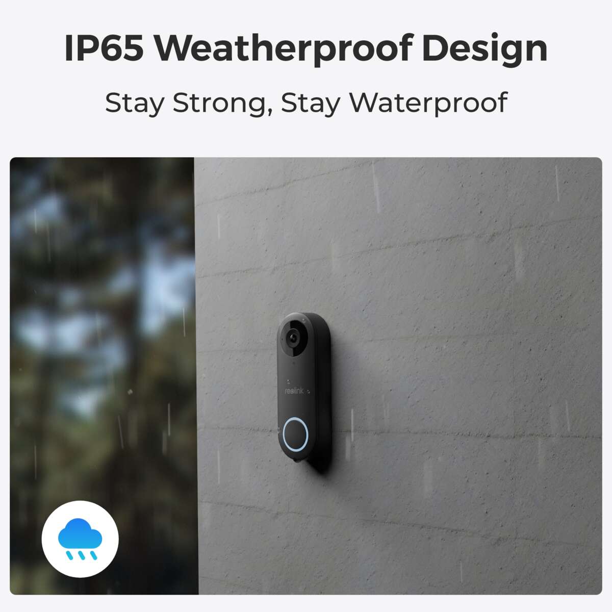 Reolink Smart 2K+ Video Doorbell WiFi-ringeklokke med 5 MP kamera