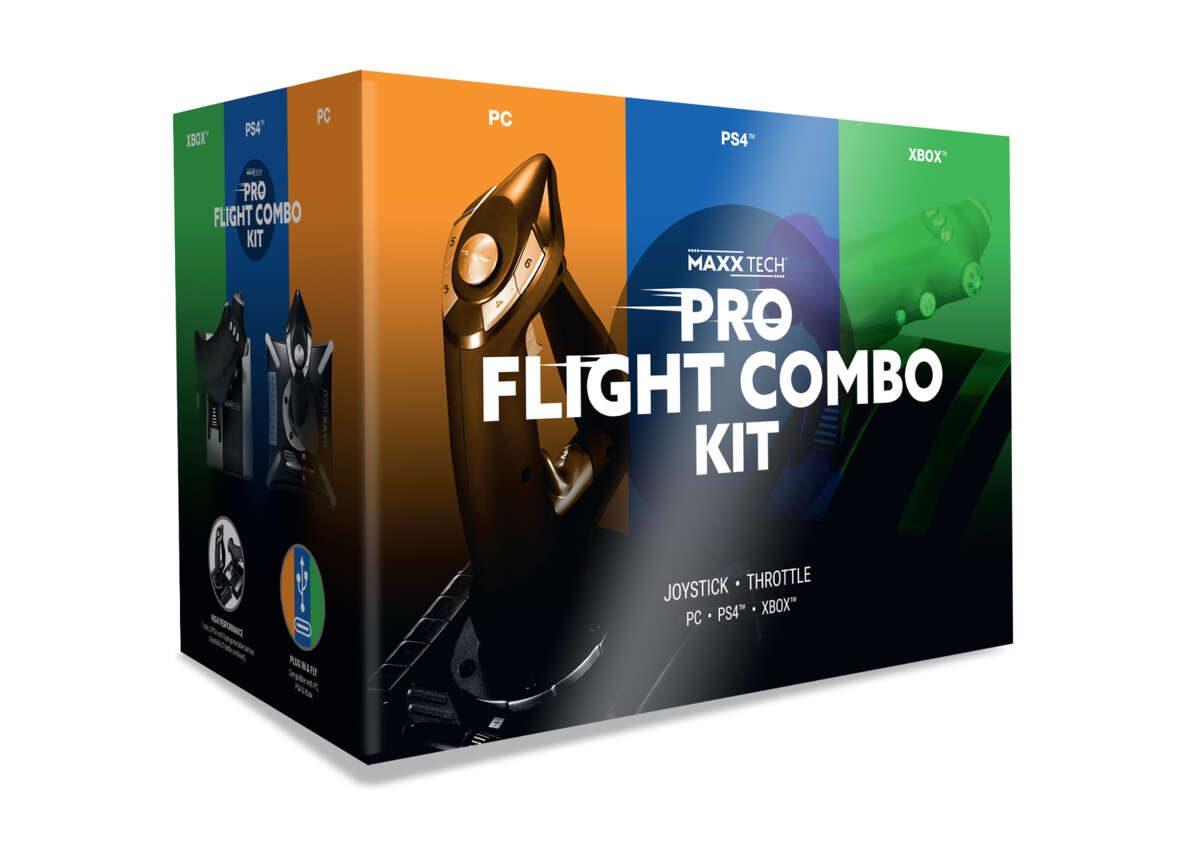 MAXX TECH 382024 Pro Flight Kit for PC, Xbox & PS4