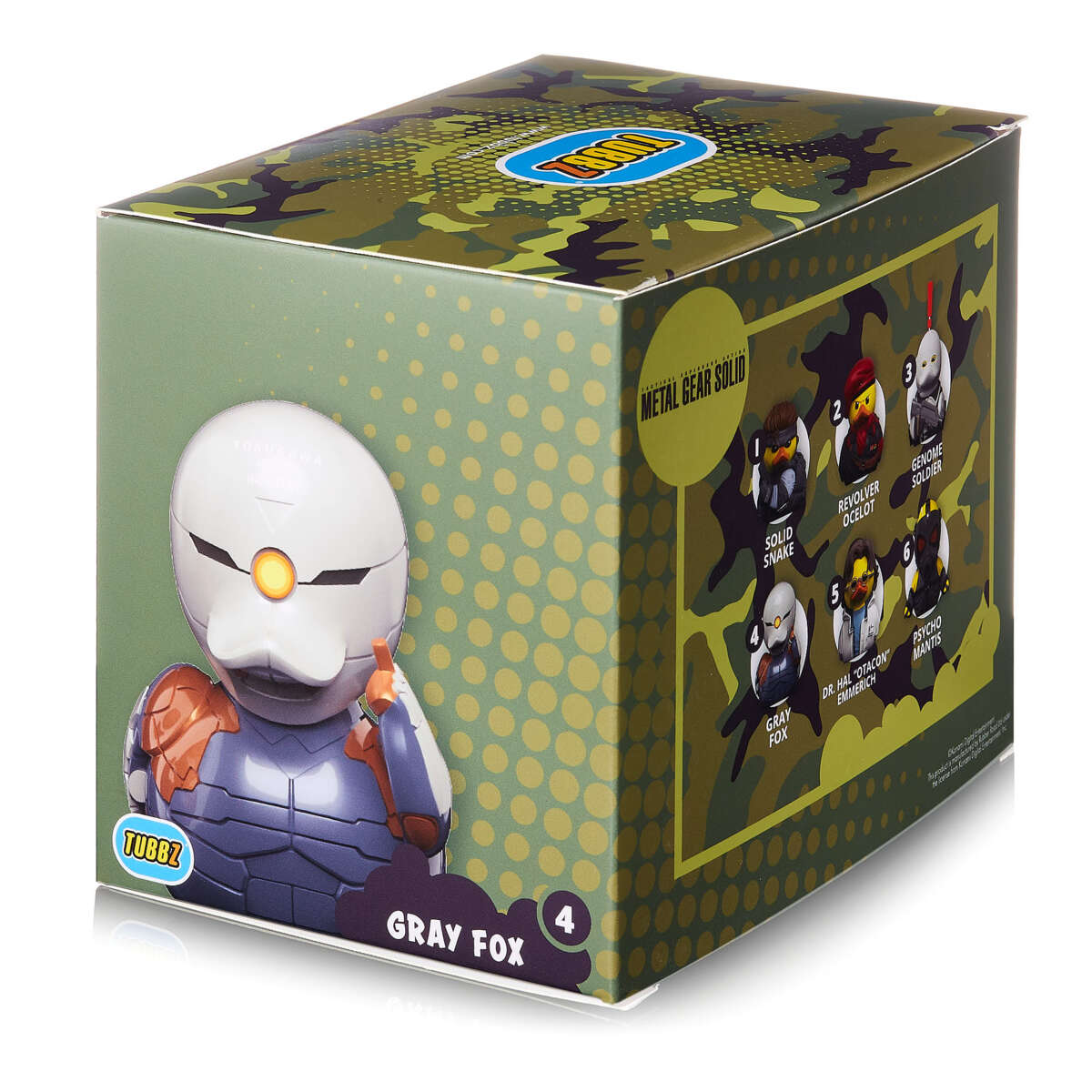 numskull® Metal Gear Solid: Gray Fox TUBBZ™ samlefigur