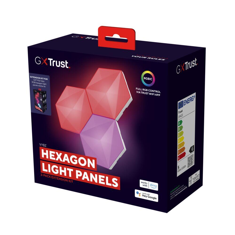 Trust GXT903 VYBZ LED HEXAGON panel