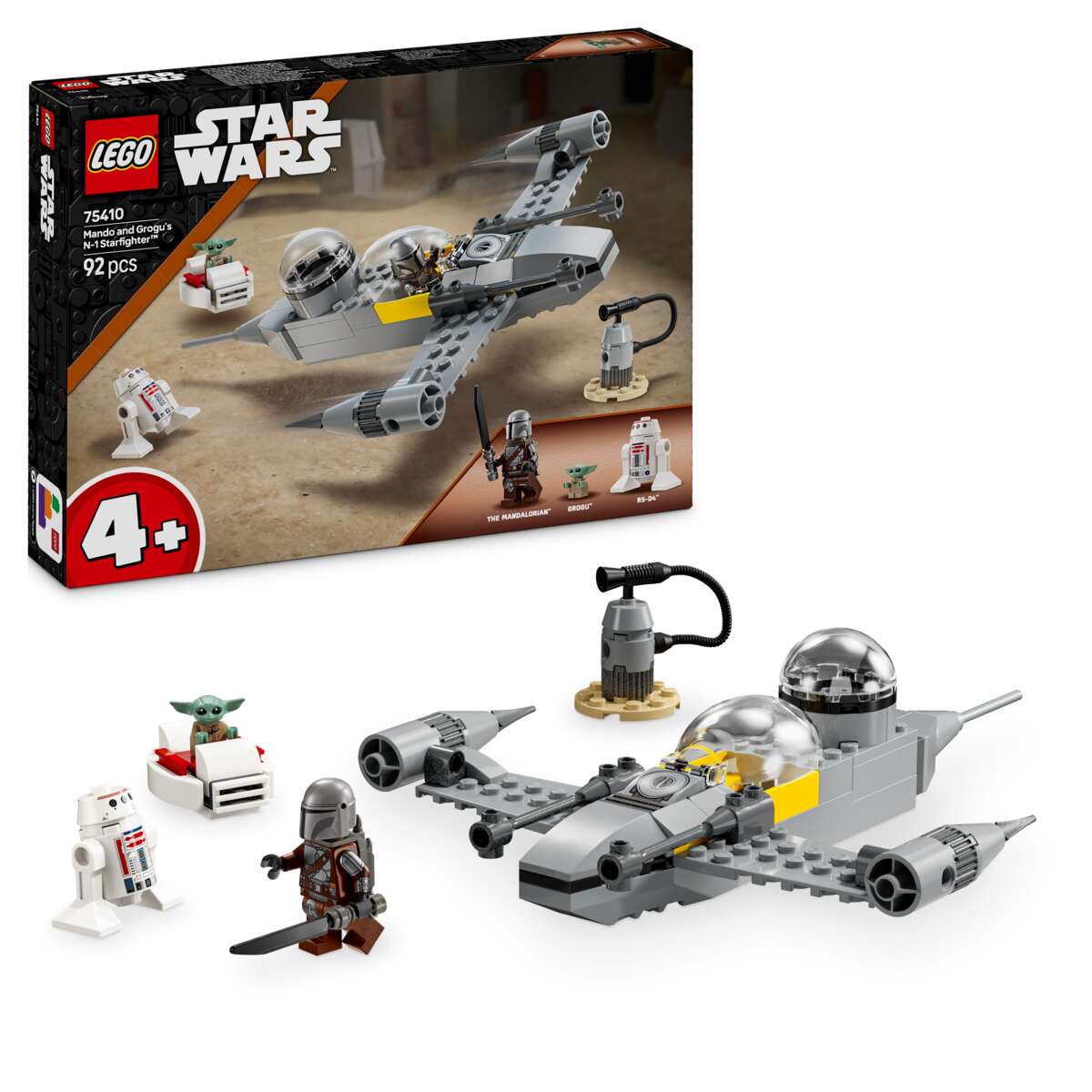 LEGO® Star Wars™ Mando og Grogus N-1 Starfighter™ 75410