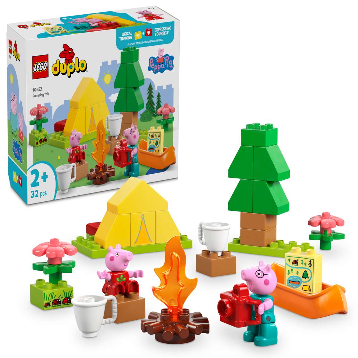 LEGO® DUPLO® Campingtur med Peppa Gris 10452