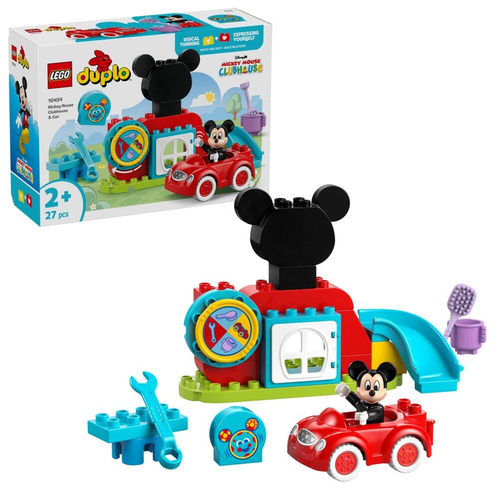LEGO® DUPLO® | Disney Mikkes Klubbhus og bil 10454