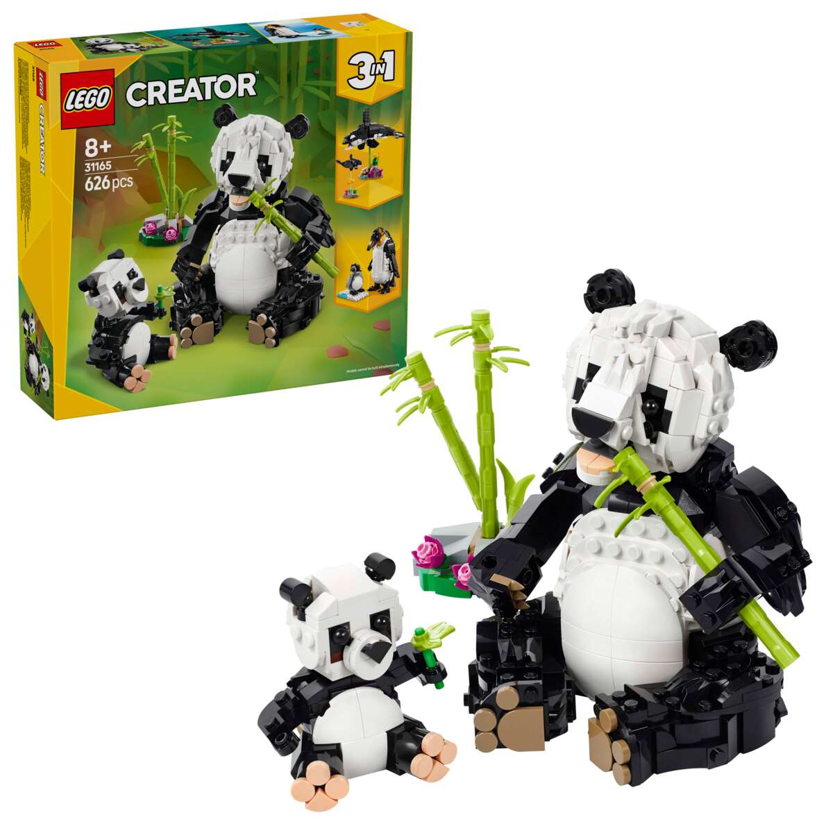 LEGO® Creator 3-i-1 Ville dyr: Pandafamilie 31165