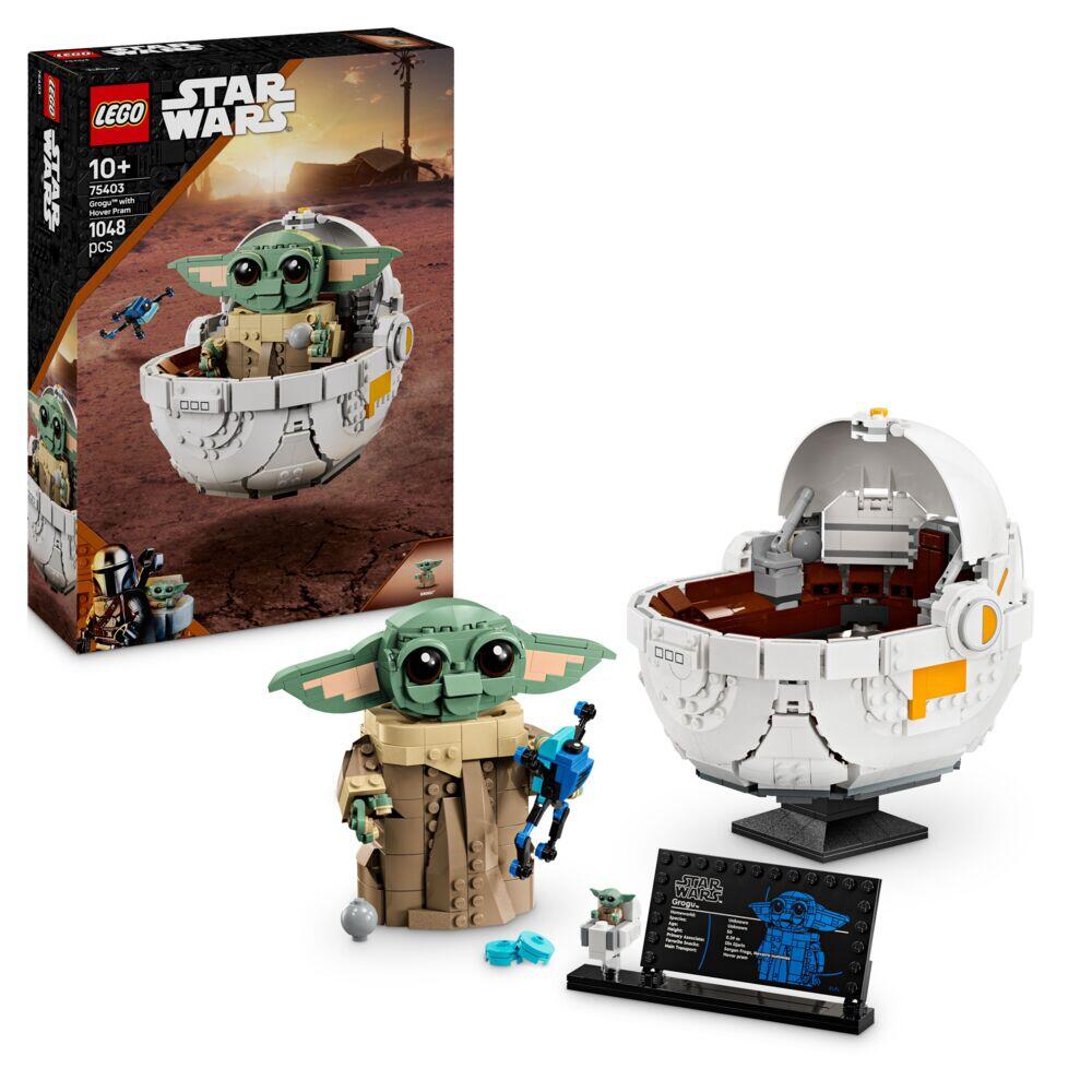 LEGO®Star Wars: The Mandalorian™ Grogu™ med svevende barnevogn 75403