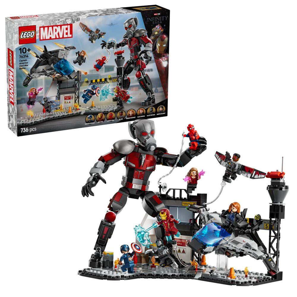 LEGO® Marvel Actionfylt kamp fra Captain America: Civil War 76314