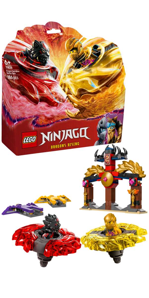 LEGO® NINJAGO® Stridspakke med Spinjitzu-dragespinnere 71826