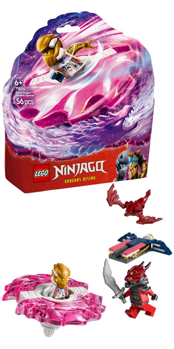 LEGO® NINJAGO® Soras Spinjitzu-dragespinner 71824
