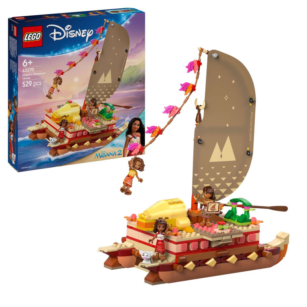 LEGO® ǀ Disney Vaiana på kanoeventyr 43270