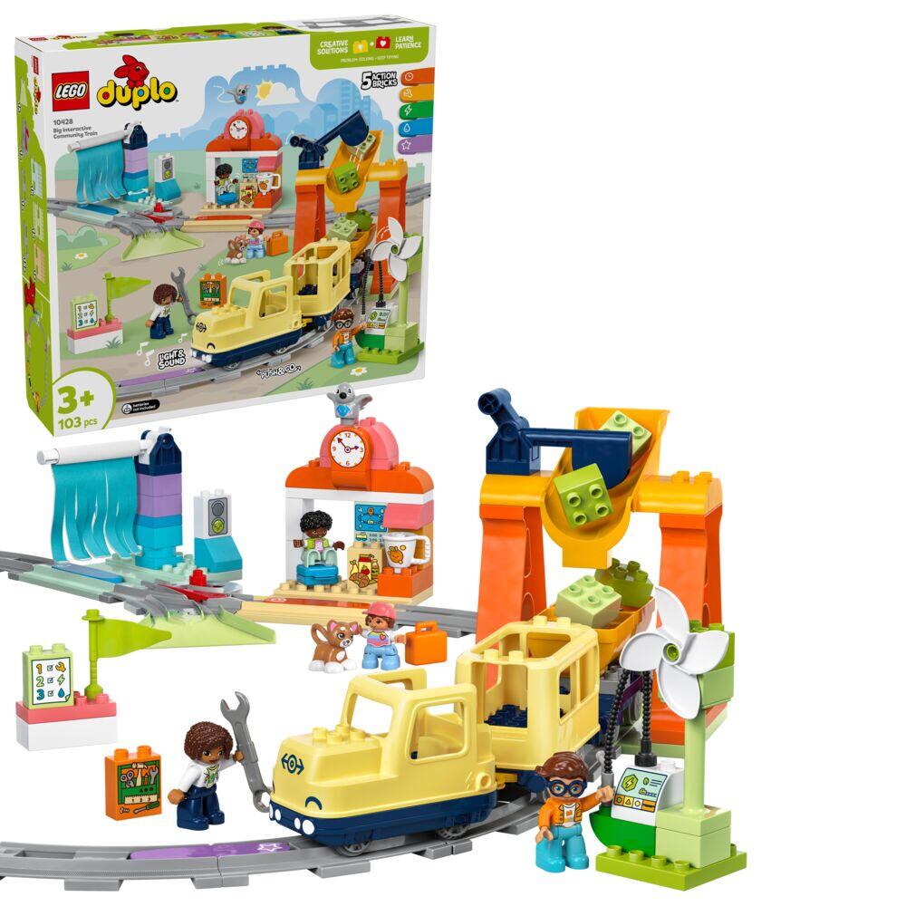 LEGO® DUPLO® Town Stort, interaktivt lokaltog 10428