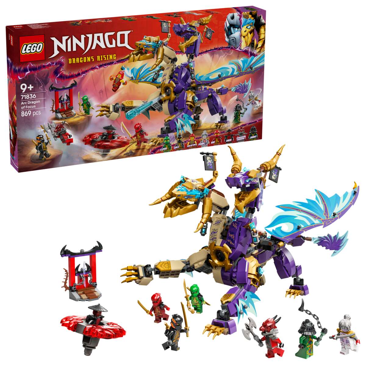 LEGO® NINJAGO® Fokusdragen Arc 71836